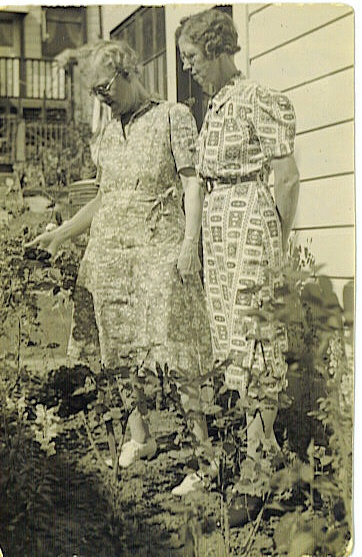 Lois' Mother Gertrude Ann McCrary on right